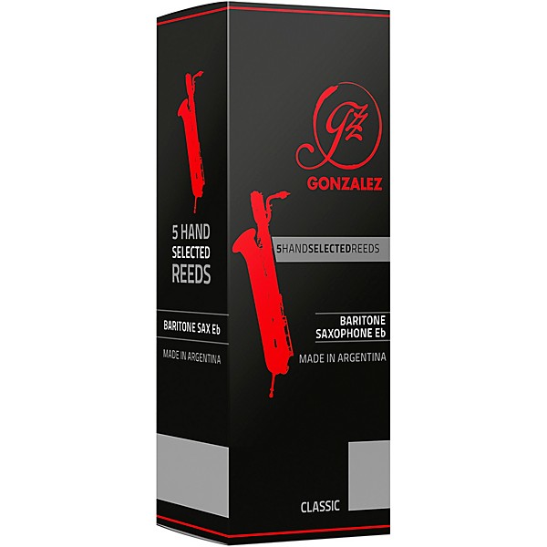 Gonzalez Classic Bass Clarinet Reeds Box of 5 Strength 2