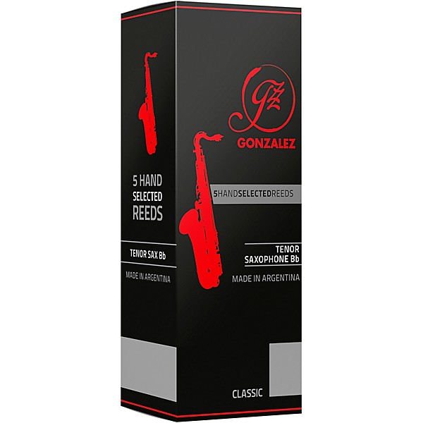 Gonzalez Classic Tenor Saxophone Reeds Box of 5 Strength 3