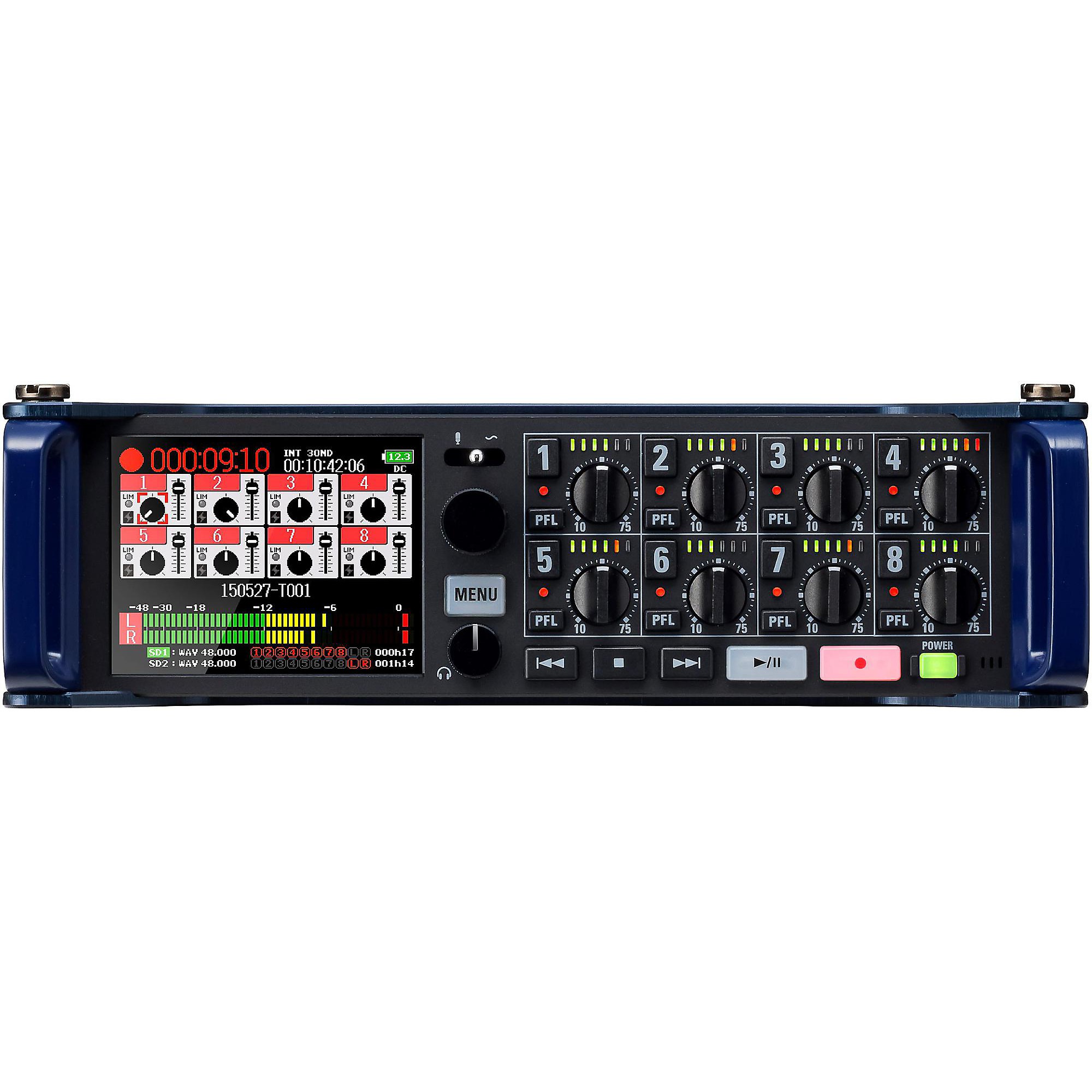Open Box Zoom F8 Multi-Track Field Recorder | Guitar Center