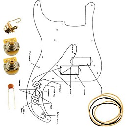 Open Box Allparts EP-4139-000 Wiring Kit for Precision Bass Level 1