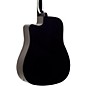 Savannah Savannah SO-SGD-10C Dreadnought Acoustic-Electric Guitar Black