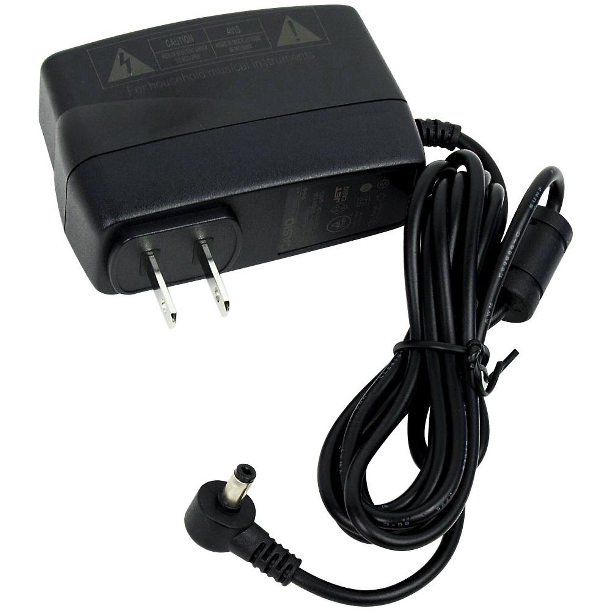 AlyKets AC/DC Adapter for Casio Keyboard Power Supply AD-E95100L:6ft Extra Long Cord ADE95100LU ADE95100B AD-E95100L Power Adapter CTK-2080 CTK-2550 CTK-3200 CTK-3500 LK-265 LK-280 SA-46