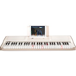 Open Box The ONE Music Group The ONE Smart Piano 61-Key Portable Keyboard Level 2 White 190839279408