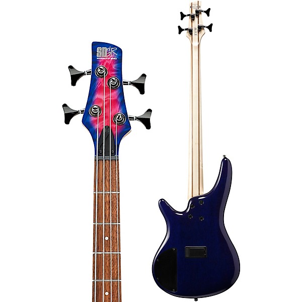 Ibanez SR400EQM Quilted Maple Electric Bass Violet Ocean