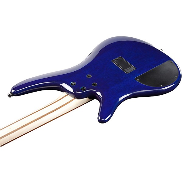 Ibanez SR400EQM Quilted Maple Electric Bass Violet Ocean