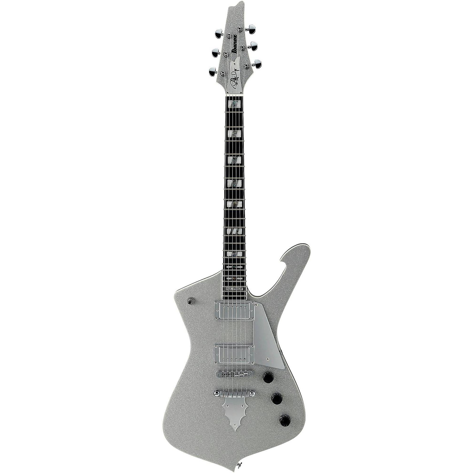 ギター silver tone ps ap 4 kiss paul stanley Silvertone Kiss Paul Stanley Electric Guitar *Pre-Owned