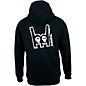 MEINL Zipper Hoodie with Skull Logo on Back Large Black