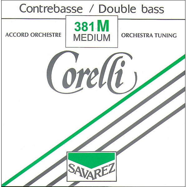 Corelli Orchestral Nickel Series Double Bass G String 3/4 Size Medium Ball End