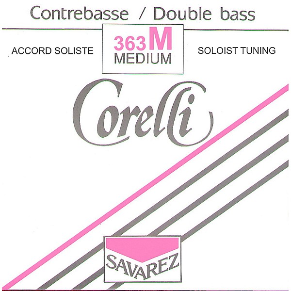Corelli Solo Tungsten Series Double Bass B String 3/4 Size Medium Ball End