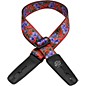 Lock-It Straps Bob Masse Rock Art Leather End Guitar Strap Purple Flowers thumbnail