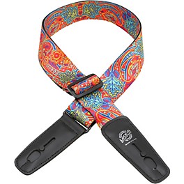 Lock-It Straps Bob Masse Rock Art Leather End Gu... Lock-It Straps Bob Masse Rock Art Leather End Guitar Strap Summer of Love