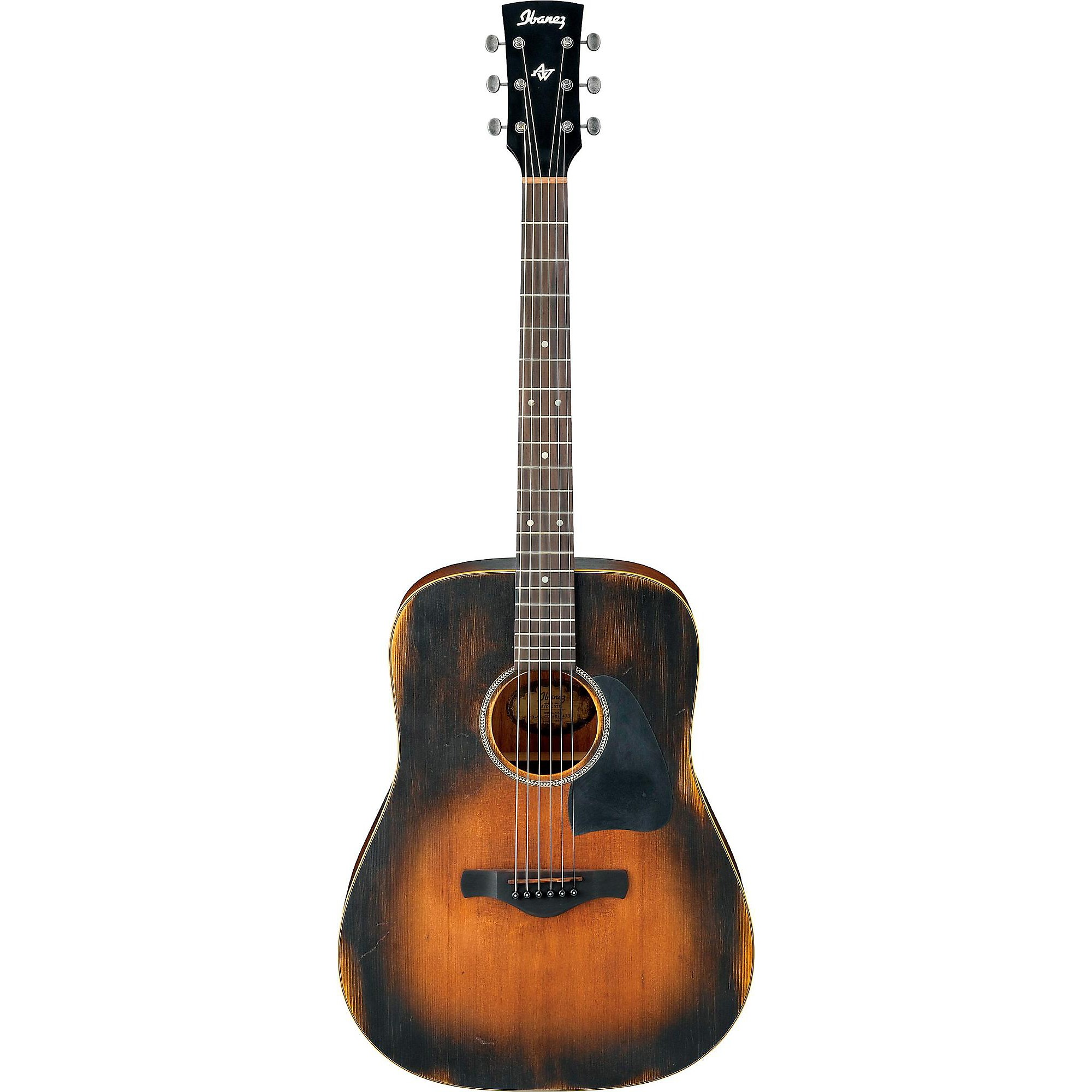 Open Box Ibanez AVD6 Artwood Vintage Distressed Dreadnought