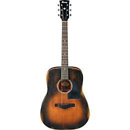 Open Box Ibanez AVD6 Artwood Vintage Distressed Dreadnought