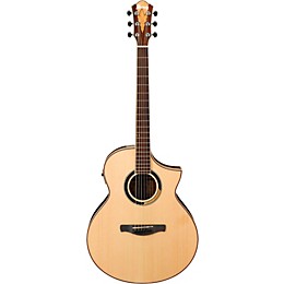 Open Box Ibanez AEW51 Exotic Wood Acoustic-Electric Guitar Natural