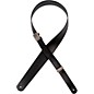 D'Addario Fast Track Adjustable Leather Guitar Strap Black thumbnail