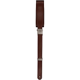 D'Addario Fast Track Adjustable Leather Guitar Strap Brown