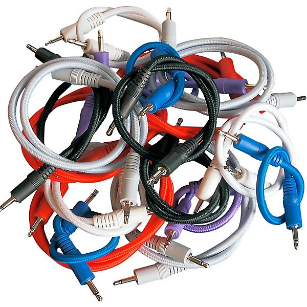 Pittsburgh Modular Synthesizers NAZCA Audio Patch Cable 18-Pack For Modular Synthesizers
