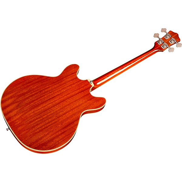 Guild Starfire Bass II Short Scale Semi-Hollow Electric Bass Guitar Natural