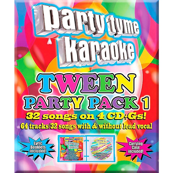 Sybersound Party Tyme Karaoke - Tween Party Pack 1