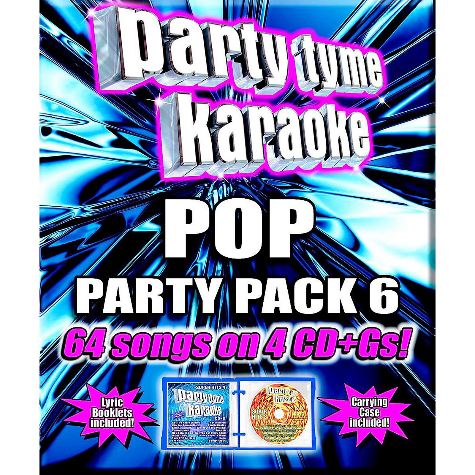 Clearance Sybersound Party Tyme Karaoke - Tween Party Pack 1