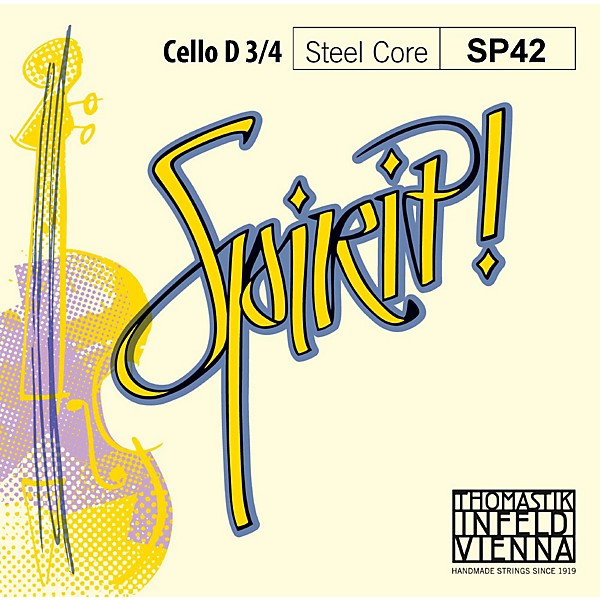 Thomastik Spirit Series Cello D String 3/4 Size