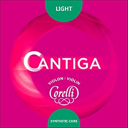 Corelli Cantiga Violin String Set 4/4 Size Light Loop End E