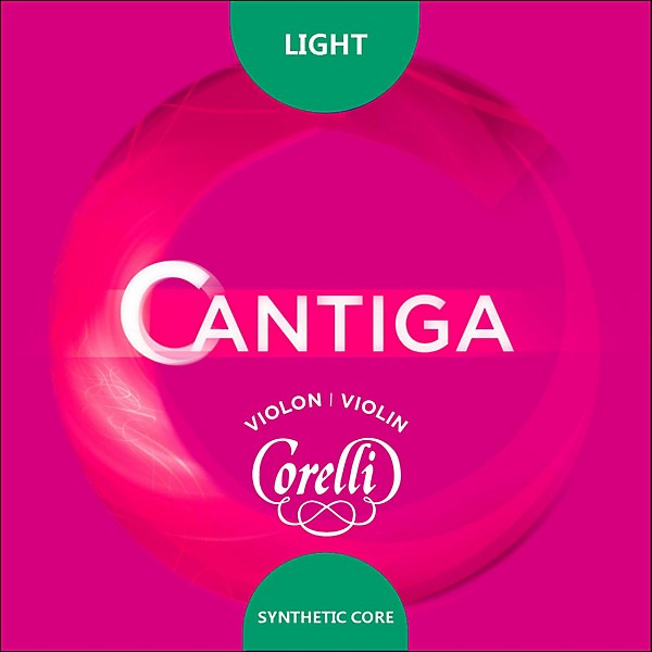Corelli Cantiga Violin String Set 4/4 Size Light Ball End E