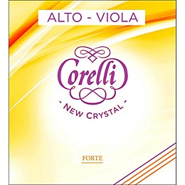 Corelli Crystal Viola String Set 15.5 to 16.5 inch Set Heavy Loop End