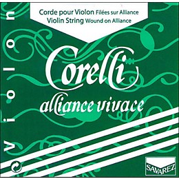 Corelli Alliance Vivace Violin String Set 4/4 Size Light Ball End