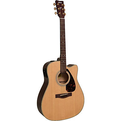 Yamaha Fx335c Dreadnought Acoustic-Electric Guitar Natural for sale