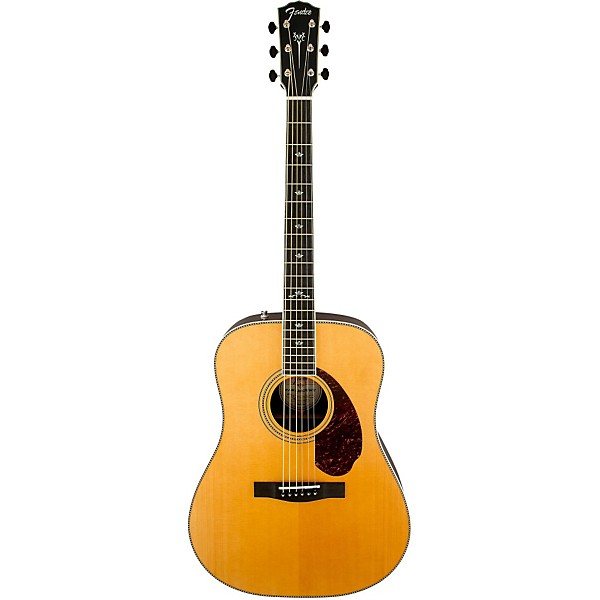 Fender Paramount Series PM-1 Deluxe Dreadnought Acoustic-Electric Guitar Natural