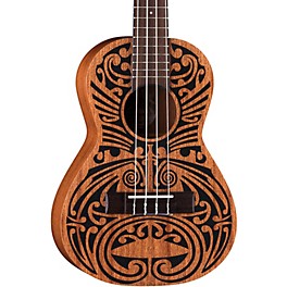 Luna Mahogany Tribal Tenor Ukulele