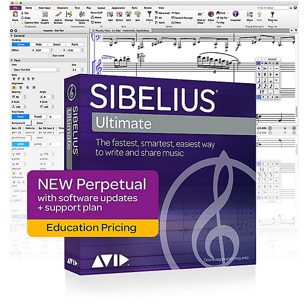 Sibelius with Support (Academic Version)