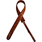 Kyser Leather Guitar Strap With Capo-Keeper Brown 2 in. thumbnail
