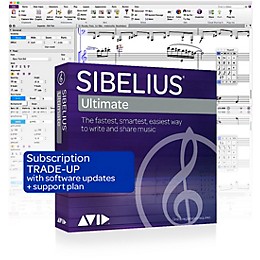 Sibelius Notation Software with Support (Crossgrade)