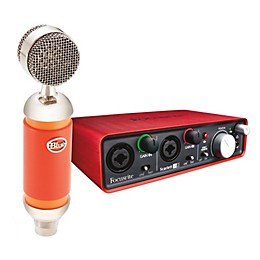 Focusrite Scarlett 2i2 Interface with Blue Spark Microphone Bundle