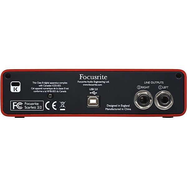 Focusrite Scarlett 2i2 Interface with Blue Spark Microphone Bundle