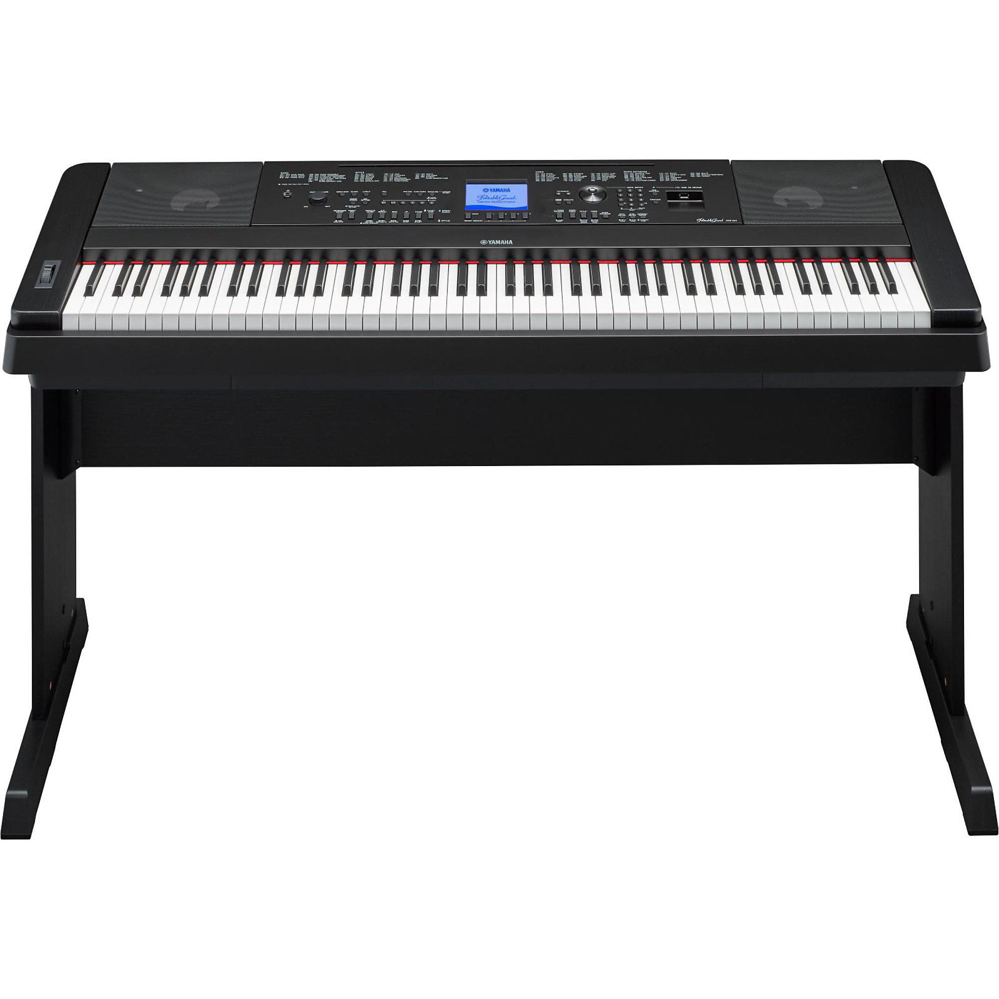 Open Box Yamaha DGX-660 88-Key Portable Grand Black 190839824110