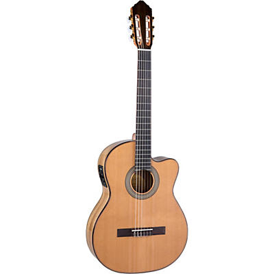 Lucero Lc235sce Acoustic-Electric Exotic Wood Classical Guitar Natural for sale