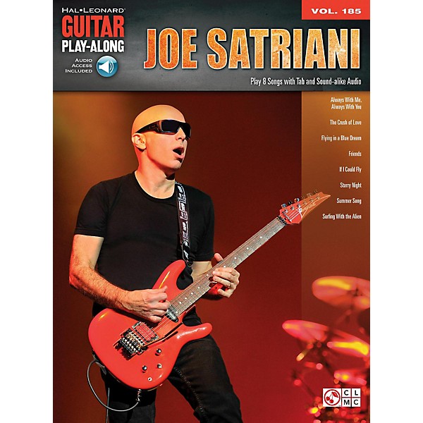 Hal Leonard Joe Satriani - Guitar Play-Along Vol. 185 Book/Audio Online
