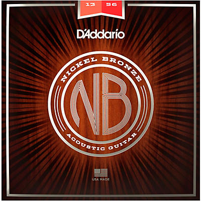 D'addario Nb1356 Nickel Bronze Medium Acoustic Strings for sale