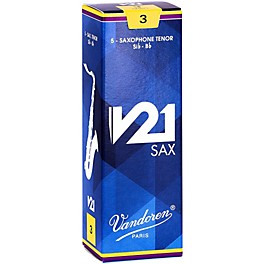 Vandoren V21 Tenor Saxophone Reeds, Box of 5 2.5 Vandoren V21 Tenor Saxophone Reeds, Box of 5 3