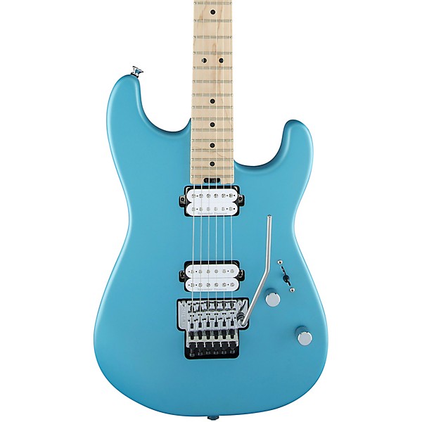 Open Box Charvel Pro Mod San Dimas Style 1 2H FR Electric Guitar Level 1 Matte Blue Frost