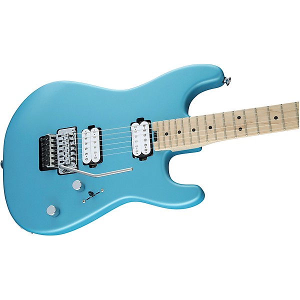 Open Box Charvel Pro Mod San Dimas Style 1 2H FR Electric Guitar Level 1 Matte Blue Frost