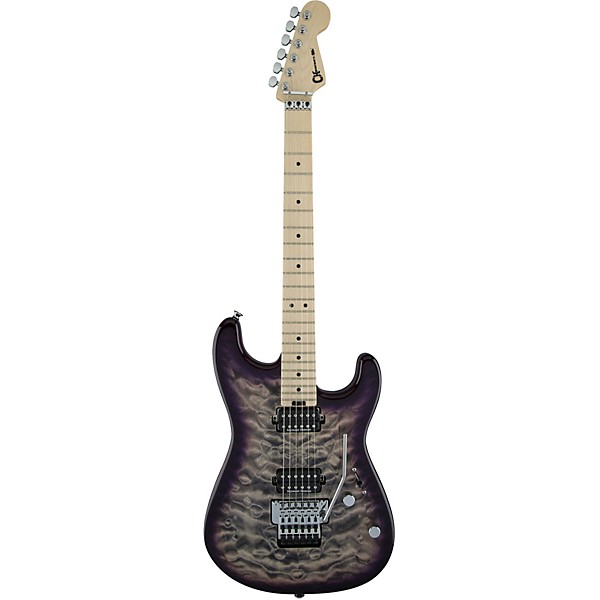 Open Box Charvel Pro Mod San Dimas Style 1 2H FR Electric Guitar Level 2 Purple Phaze 190839747860