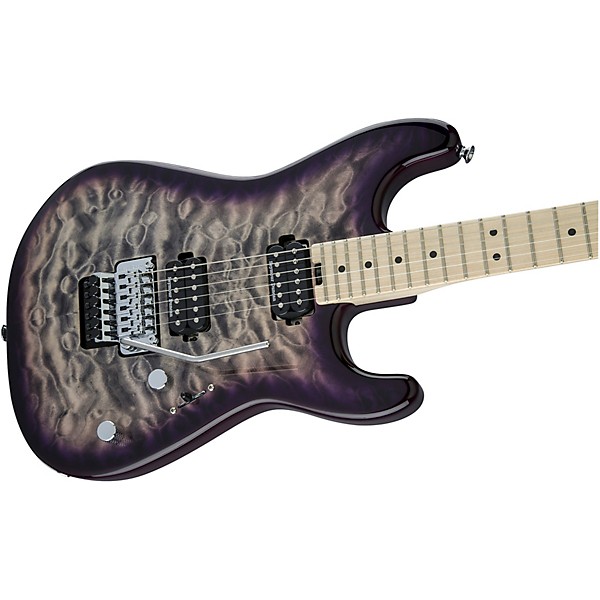 Open Box Charvel Pro Mod San Dimas Style 1 2H FR Electric Guitar Level 1 Purple Phaze