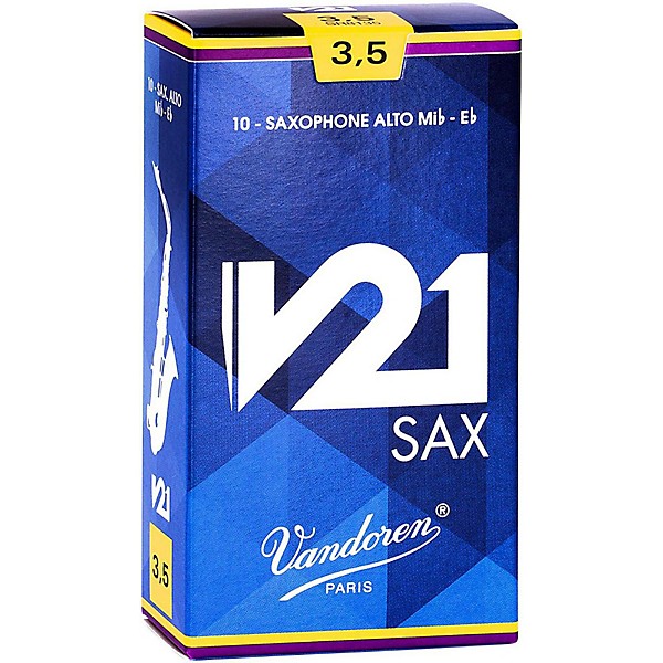 Vandoren V21 Alto Saxophone Reeds 3.5
