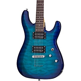 Schecter Guitar Research C-6 Plus Electric Guitar Ocean... Schecter Guitar Research C-6 Plus Electric Guitar Ocean Blue Burst