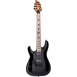 Schecter Guitar Research Jeff Loomis JL-6 with Floyd Rose Left-Handed Electric Guitar Black
