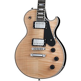 Schecter Guitar Research Solo-II Custom Electric Guitar Gloss Natural Top with Black Back